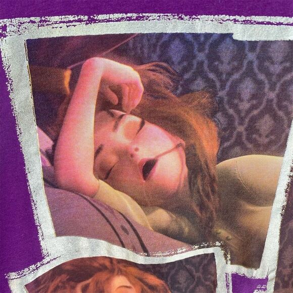 Disney Parks Women's Rapunzel "I Don't Do Mornings" Purple Night Shirt - Picture 4 of 10